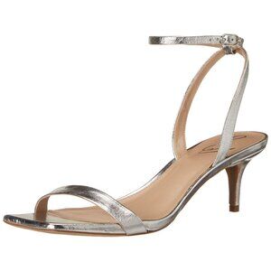 Sam Edelman Women's Rayelle Heeled Sandal, Soft Silver, 6